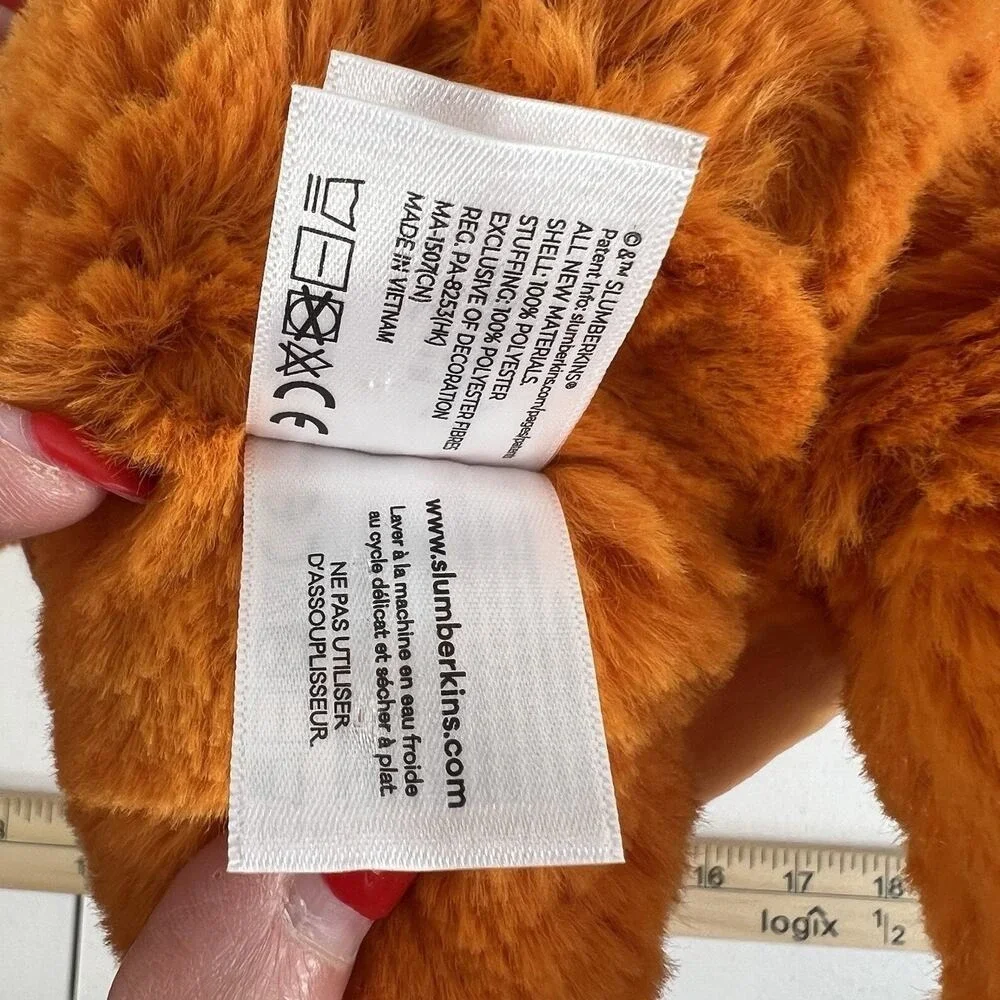 Slumberkins Alpaca Pumpkin Kin Plush‎ Soft Lovey Stuffed Animal Halloween Orange